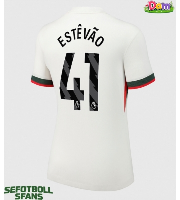 Chelsea Estevao Willian #41 Bortatröja Kvinnor 2025-26 Kortärmad